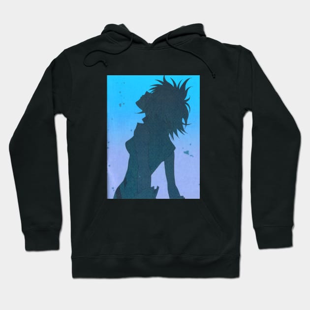 FLCL - Haruko Large Graphic Print Hoodie by waveformUSA